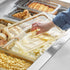 Cambro H Pan Half Size High Heat Food Pan Lid with Handle and Spoon Notch Amber ( Case of 6 )