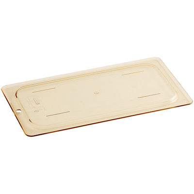 Cambro H Pan One Third Size Flat Food Pan Lid Amber ( Case of 6 )