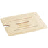 Cambro H Pan Half Size High Heat Food Pan Lid with Handle and Spoon Notch Amber ( Case of 6 )
