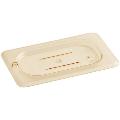 Cambro H Pan One Ninth Size Flat Food Pan Lid Amber ( Case of 6 )