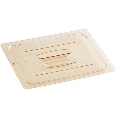 Cambro H Pan Half Size High Heat Food Pan Lid with Handle Amber ( Case of 6 )