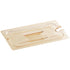 Cambro H Pan One Third Size Food Pan Lid with Handle and Spoon Notch Amber ( Case of 6 )