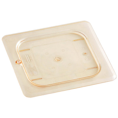 Cambro H Pan One Sixth Size Flat Food Pan Lid Amber ( Case of 6 )