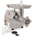 Omcan MG-CN-0022-S #22 Stainless Steel Meat Grinder with 1.5 HP Motor