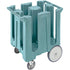 Cambro Commercial Enclosed Dish Cart for Safe Plate Storage and Transport