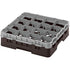 Cambro Camrack 16 Compartment Glass Rack with 4 1/2 Inch Compartments ( Case of 5 )