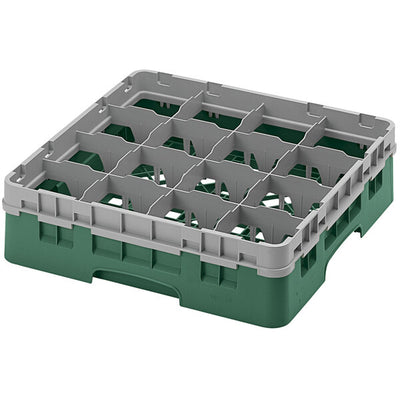 Cambro Camrack 16 Compartment Glass Rack with 4 1/2 Inch Compartments ( Case of 5 )
