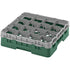 Cambro Camrack 16 Compartment Glass Rack with 4 1/2 Inch Compartments ( Case of 5 )