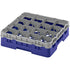 Cambro Camrack 16 Compartment Glass Rack with 4 1/2 Inch Compartments ( Case of 5 )