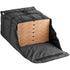 CaterGator Dash Insulated Pizza Delivery Bag Black Soft-Sided Heavy-Duty Nylon 22 1/2" x 22 1/2" x 14" - Holds Up To (6) 16", (5) 18", or (4) 20" Pizza Boxes