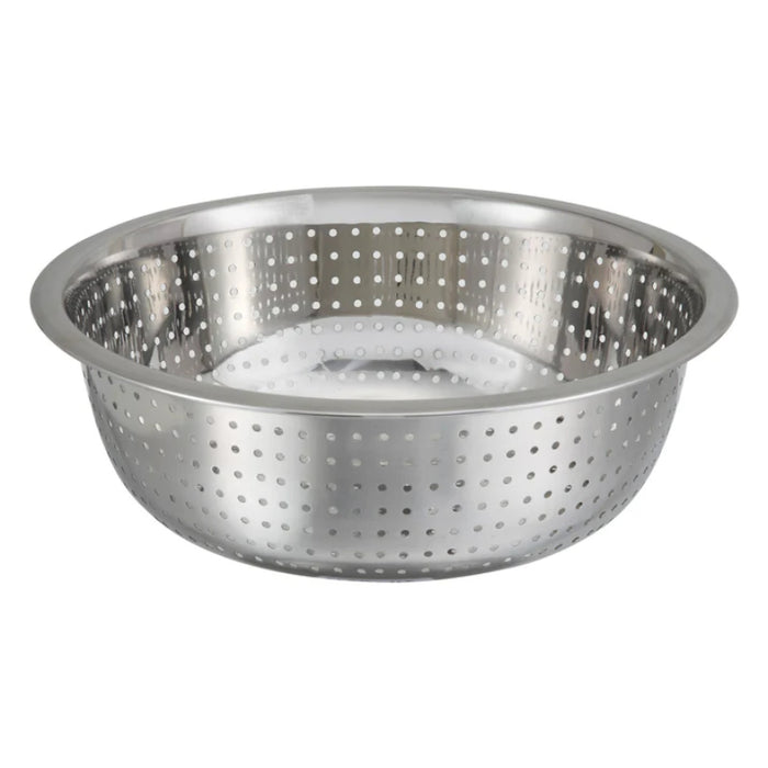 Food Preparations Colanders, Chinese-Style, Stainless Steel by Winco