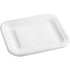Choice 14 1/2" x 12 1/2" White Plastic Food Storage Box Lid