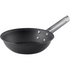 Black anodized aluminum fry pan for commercial kitchen use