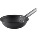 Black anodized aluminum fry pan for commercial kitchen use