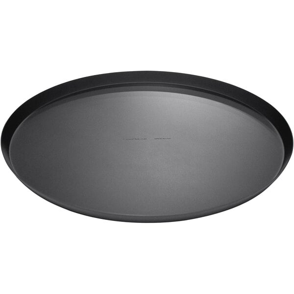 Pan pizza baking in LloydPans cutter pan with crispy, golden crust