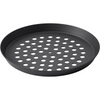 LloydPans Perforated Aluminum Cutter Pizza Pan with Pre-Seasoned Tuff-Kote® Finish
