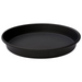 Commercial deep dish pizza pan with nonstick coating and round rim
