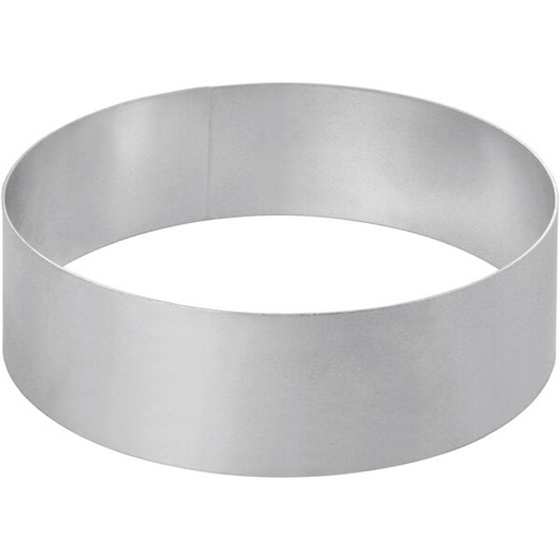 LloydPans 6x2 inch aluminum round cake ring for baking and layering
