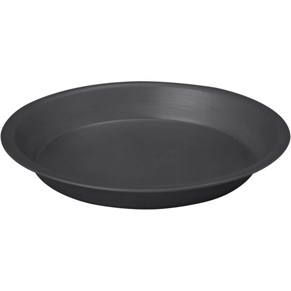 LloydPans 8 1/8 inch aluminum pie pan with dark anodized finish