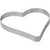 LloydPans RNG-15203 Stainless Steel Heart Cake Ring Mold - Heavy-Duty Baking Ring for Layered & Specialty Cakes
