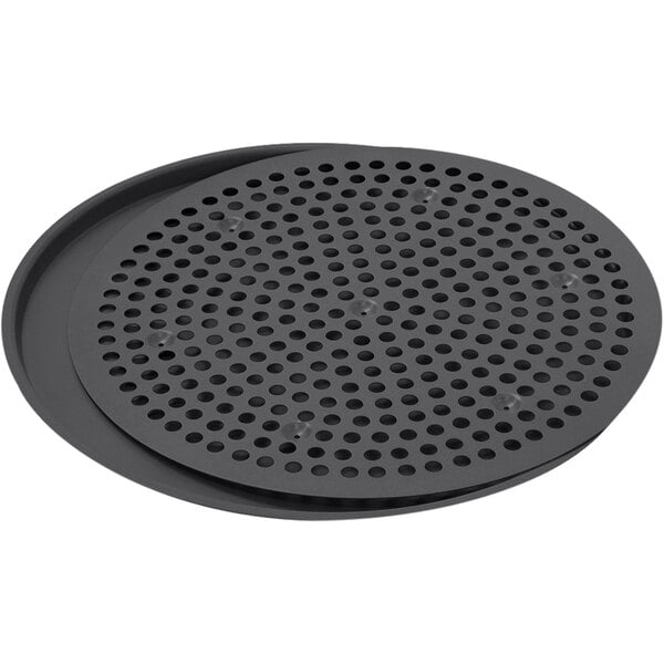 LloydPans 13 inch round oven roaster set with perforated disk and tray