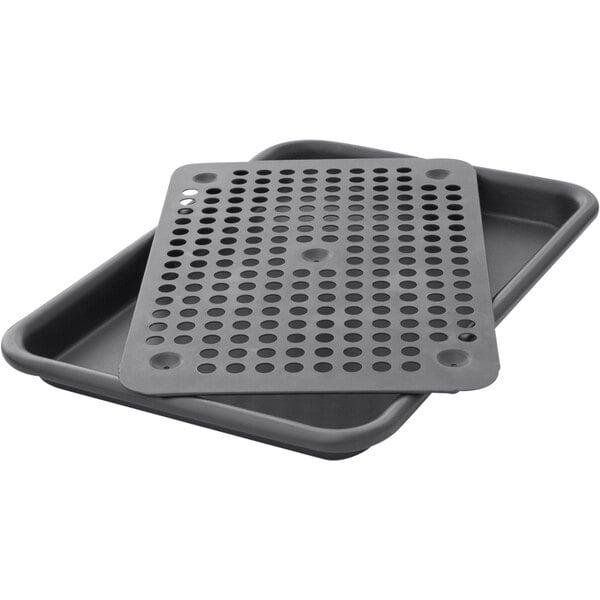 Commercial oven roasting set with oil drip tray