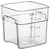 Cambro FreshPro 4 Quart Camwear Square Food Storage Container Clear ( Case of 6 )
