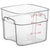 Cambro FreshPro 6 Quart Camwear Square Food Storage Container Clear ( Case of 6 )