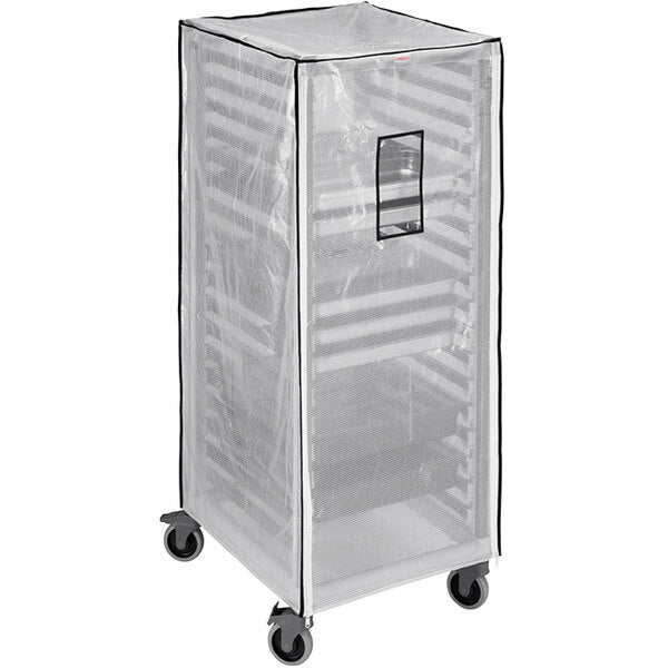 Cambro Camshelving® GN 2/1 Full Size Food Pan Trolley Clear Vinyl Cover