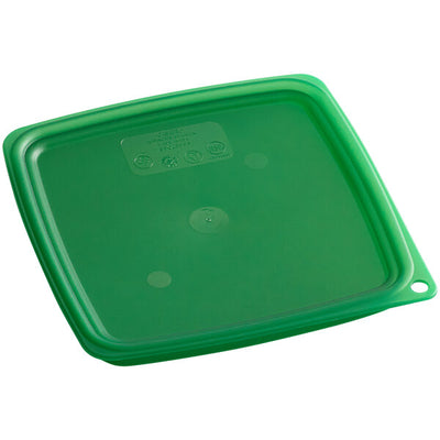 Cambro FreshPro 2 and 4 Quart Easy Seal Cover Translucent Green ( Case of 6 )