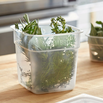 Cambro CamSquares FreshPro Translucent Food Storage Container ( Case of 6 )