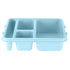Cambro Camwear 9 x 14 Four Compartment Deep Meal Delivery Tray ( Case of 24 )