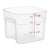 Cambro FreshPro 6 Quart Square Food Storage Container Translucent ( Case of 6 )