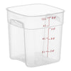 Cambro FreshPro 8 Quart Square Food Storage Container Translucent ( Case of 6 )