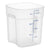 Cambro FreshPro 18 Quart Square Food Storage Container Translucent ( Case of 6 )