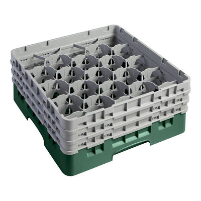Cambro Camrack 20 Compartment Glass Rack with 6 7/8 Inch Compartments ( Case of 3 )