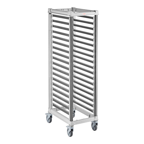 Cambro GN 1/1 Commercial Mobile Polymer Sheet Pan Rack with Heavy Duty Casters