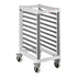 Cambro GN 1/1 Commercial Mobile Polymer Sheet Pan Rack with Heavy Duty Casters