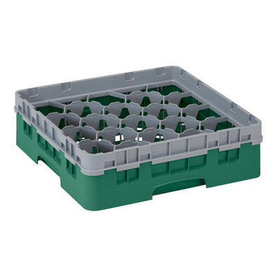 Cambro Camrack 20 Compartment Glass Rack with 3 5/8 Inch Compartments ( Case of 5 )