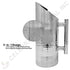Elegant stainless steel water jug with rings design