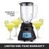 Waring BB145 Light-Duty Blender with 48 oz. BPA-Free Polycarbonate Container for Bars & Cafés
