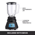 Waring BB145 Commercial-Grade Light-Duty Blender – 48 oz. Jar & Smooth Blending Power