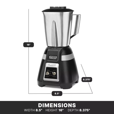Waring BB300S Commercial Blender – 1 HP Motor, 2-Speed Control & Durable Stainless Steel Jar