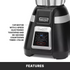 Waring BB340S 1 HP Blade Series Blender with Durable Stainless Steel Pitcher & Countdown Timer