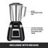 Waring BB340S Heavy-Duty Blender – 1 HP Motor, Timer Function & Stainless Steel Construction