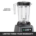 Waring 3.75 HP CB15P Food Blender – 120V, 1-Gallon Capacity, 3-Speed, Durable Copolyester Jar
