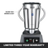 Waring 120V CB15T Food Blender – 3.75 HP, 1 Gallon, Electronic Keypad & Timer for Precision Blending