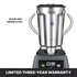 Commercial Waring CB15V Blender – 3.75 HP, Variable Speed, 1 Gallon, 120 Volts
