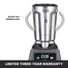 Commercial Waring CB15V Blender – 3.75 HP, Variable Speed, 1 Gallon, 120 Volts