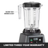 Commercial Waring CB15VP Blender – 3.75 HP, Variable Speed, 1 Gallon, Copolyester Jar, 120 Volts